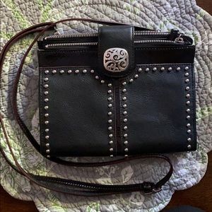 Black patent leather Brighton purse